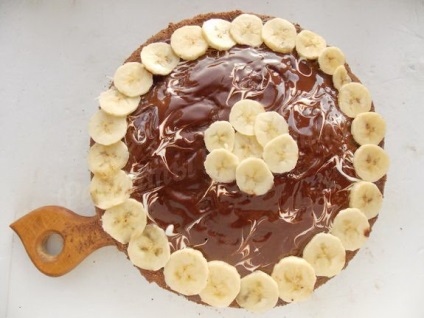 Csokoládé torta banán