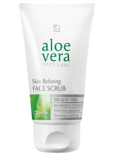 Facial scrub aloe vera