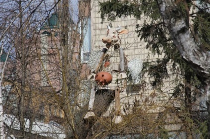 Vechi Kiev, sculpturi de scriptinsky constantin - lemn, șuruburi și tacâmuri de unică folosință