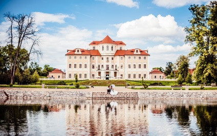 Nunta in castelul de castel baroc din Republica Ceha