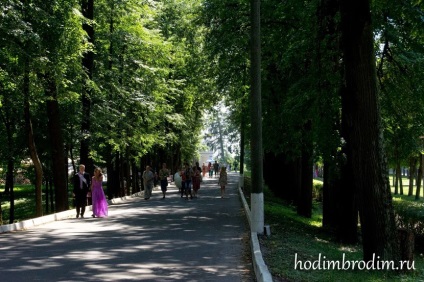 Nunți în conacul Arkhangelsk, plimbare-rătăcește