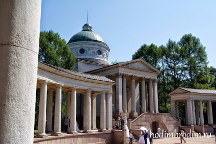 Esküvő Arkhangelskoye birtok, walk-vándorlás