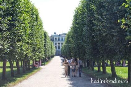 Esküvő Arkhangelskoye birtok, walk-vándorlás