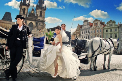 Ceremonia de nunta in Praga (Republica Ceha)