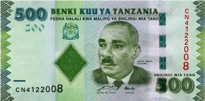 Shilling din Tanzania, banii lumii