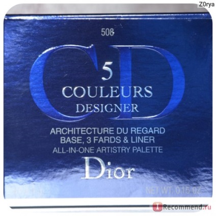 Eyeshadow dior 5 designer couleurs - 