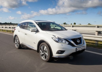 Tesztvezetés az új Nissan Murano fél fokozzák a prémium-osztály - folyóirat motor