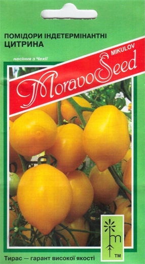 Tomat indeterminat citrin 0, 2 g - cumpara semințe de legume în kiev - preț favorabil în Ucraina