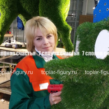 Topiary cifre disponibile și de producție personalizate, compania - 7 elefanți de fericire