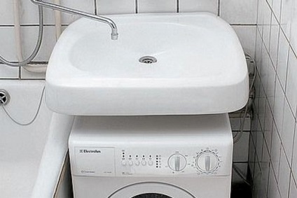 Mosdó a mosógépet, típusai és kiválasztási szabályok