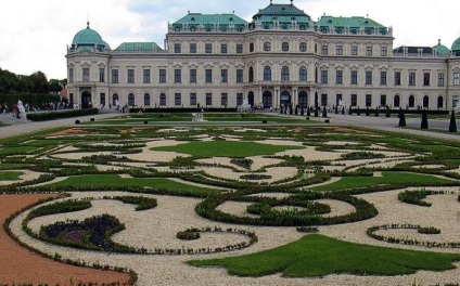 Magnificul palat și parc complex belvedere din Viena