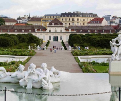 Magnificul palat și parc complex belvedere din Viena