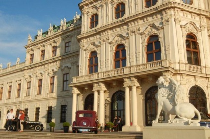 Magnificul palat și parc complex belvedere din Viena