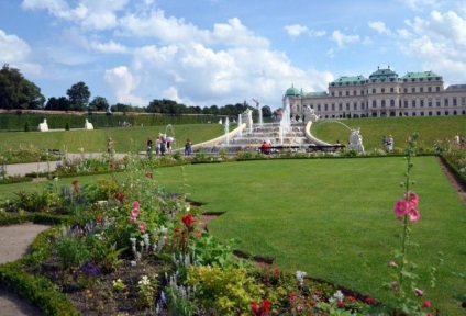 Magnificul palat și parc complex belvedere din Viena