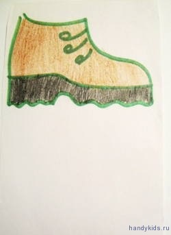Pantofi de încălțăminte și pantofi de colorat