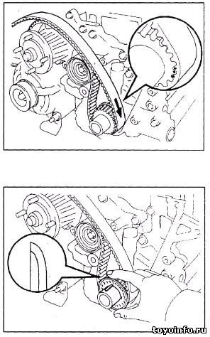 Înlocuirea curelei de centură 1jz-ge, 2jz-ge motor Toyota 2