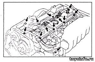 Înlocuirea curelei de centură 1jz-ge, 2jz-ge motor Toyota 2