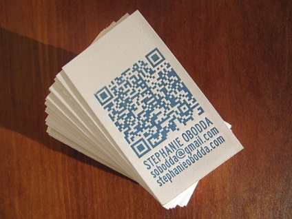 20 примера за творческа работа с QR Code визитки