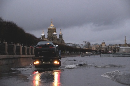 3 метра под водата експерти не изключват предстоящото наводнението на Санкт Петербург, събития, град, AMF