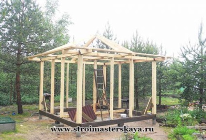 Gazebo la cabana - strojmasterskaya