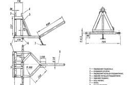 Malaxor de beton cu desene și diagrame proprii