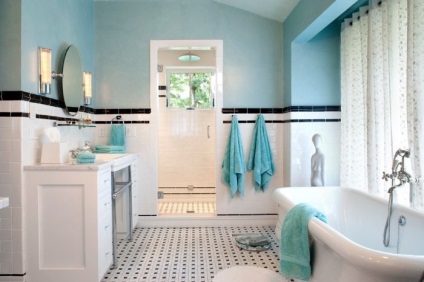 Turquoise fürdőszoba - fotók, ötletek, design tippek