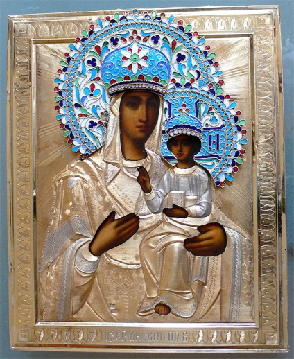 Csodálatos ikont az Isten Anyja „Ozeryanska”! Ikon Ozeryanska templom tiszteletére a Születés Szűz
