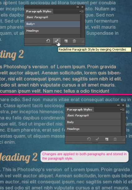 Stílusok text in photoshop cs6