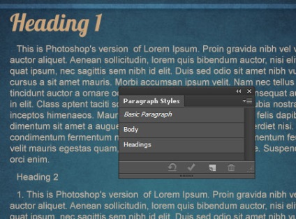 Stiluri de text în Photoshop CS6