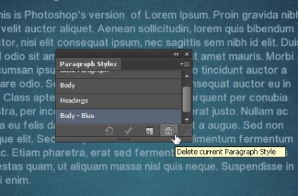 Stílusok text in photoshop cs6