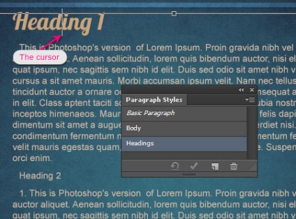 Stiluri de text în Photoshop CS6