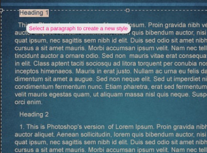 Stiluri de text în Photoshop CS6