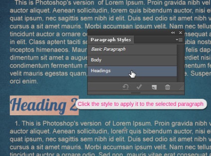 Stiluri de text în Photoshop CS6