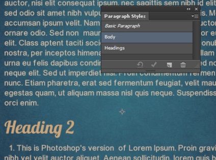 Stílusok text in photoshop cs6