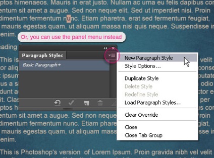 Stiluri de text în Photoshop CS6