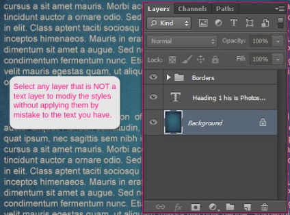 Stiluri de text în Photoshop CS6