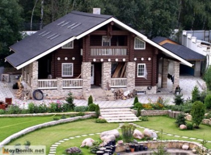 Proiectarea unei case de țară și a unui teren, cabana, cabana