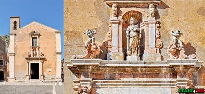 Látnivalók Taormina, Szicília paloták, templomok - mit kell látni