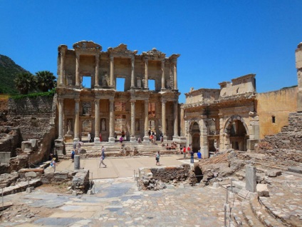 Az ókori Ephesus, Törökország leírás, fényképek, amely a térképen, hogyan juthat
