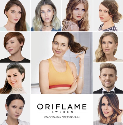 Ekaterina Guseva a devenit fața noii campanii publicitare oriflame 