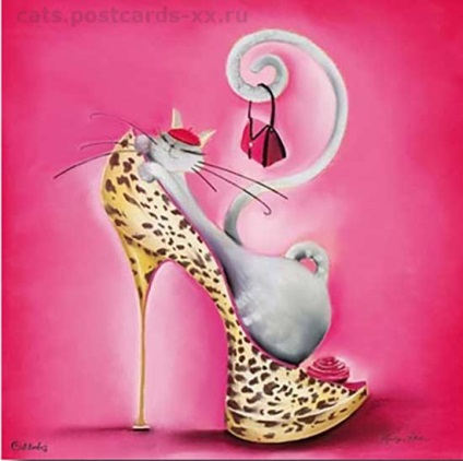 Elegant pisica artist marilyn robertson