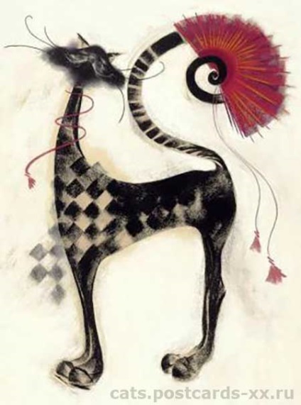 Elegant pisica artist marilyn robertson