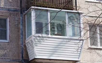 Dacă balconul dvs. - în casa panoului, în seria 