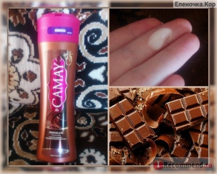 Tusfürdő Camay csokoládé - ​​„a ❤sela! Szeretem az illata csokoládé! ❤ », vásárlói vélemények