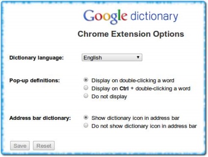 Dicționarul Google Dicționar - extensie utilă pentru crom