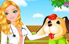 Jocul veterinar tanya tratează animalele