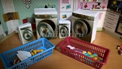 Játéktámogató mosógép a kisgyermekkorú gyermekeknek