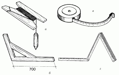 Instrumente pentru lucrari de constructii