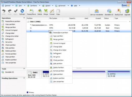 Cum se deschide gestionarea discurilor în Windows 7, programe și utilitare pentru gestionarea partițiilor de hard disk