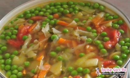 Ce supă de gătit pentru prânz? Cum să gătești supă din legume congelate